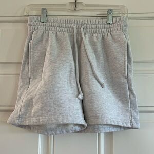 TNA cozy fleece sweatshorts, size XS